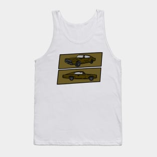 classic muscle car retro illustration Tank Top